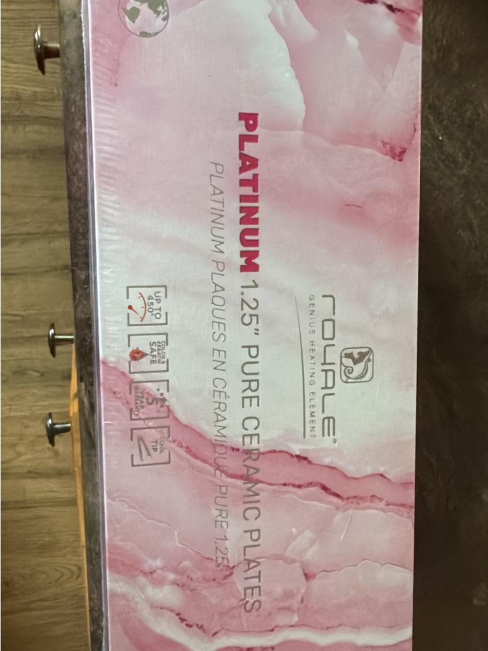 Royale Platinum 1.25" Pure Ceramic Plates - Pink